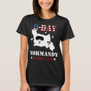 T-shirt Jour J Normandie Parachutiste Normandie 1944 Cadea