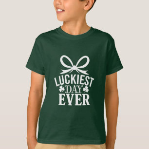 T-shirt Jour le plus chanceux jamais St Patricks Day Irlan