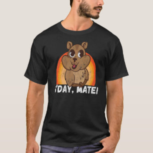 T-shirt Jour Mate Good Australian Wombat Animal Cute Austr