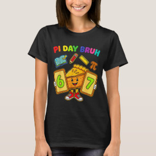 T-shirt Jour mec drôle 6 7 tarte professeur de maths enfan
