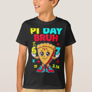 T-shirt Jour mec mignon tarte 6 7 drôle 314 maths enfants