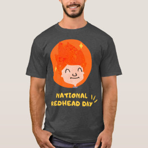 T-shirt Jour national de la rousse T