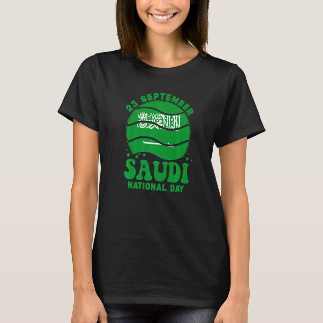 T-shirt Jour national de l'Arabie Saoudite patriotique 202 (Devant)