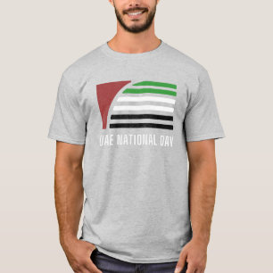 T-shirt Jour national et drapeau des Émirats Arabes Unis 