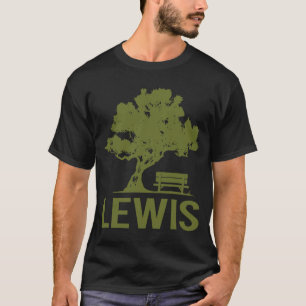 T-shirt Jour pacifique - Nom de Lewis