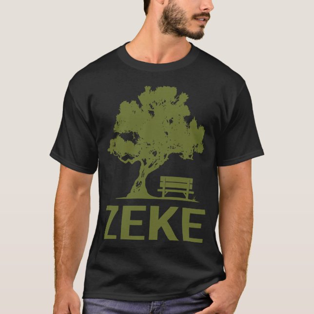T-shirt Jour pacifique - Nom Zeke (Devant)