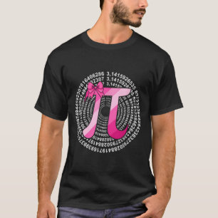 T-shirt Jour Pi 3.14159 Symbole Pi Pi Rose Cute Science Et