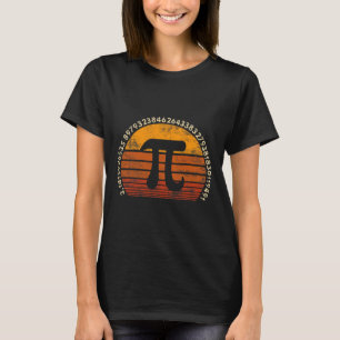 T-shirt Jour Pi 3.14 Symbole Rétro Masse Enseignant Amour