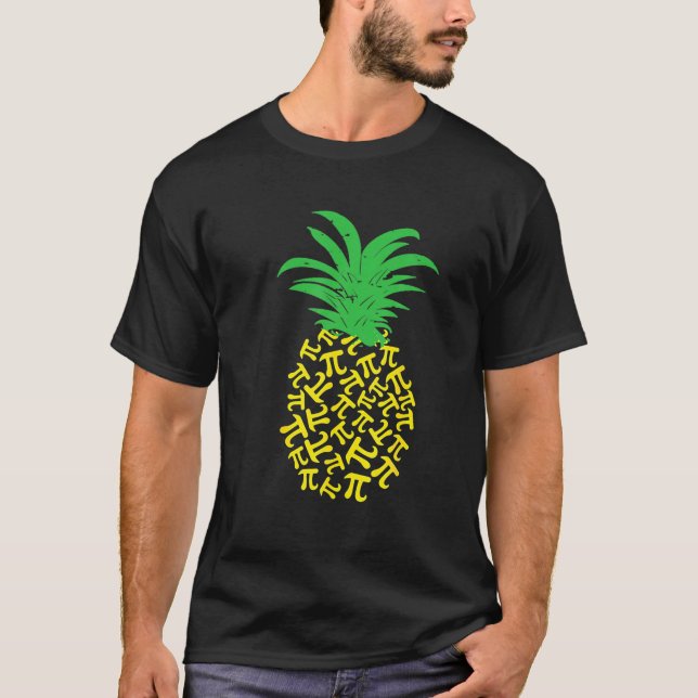 T-shirt Jour Pi Enseignant en mathématiques d'ananas 3.14  (Devant)