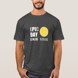 T-shirt Jour Pi Epic - E"PI"C Jour tarte en lattice pomme