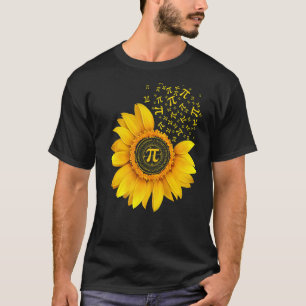 T-shirt Jour Pi Tournesol 3 14 Numéro Pi Symbole Math Scie