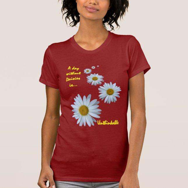 T-shirt jour sans marguerites - impensables (Devant)