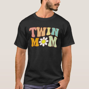 T-shirt Jour super de la mère de Twin Mama pour la nouvell