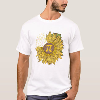 T-shirt Jour Tournesol 3 14 Pi Numéro