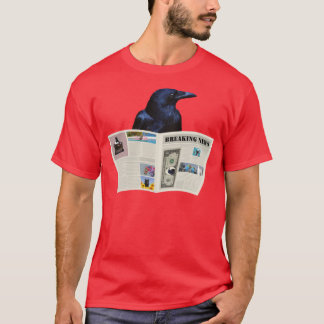 T-shirt Journal Dernière heure Corbeau TShirtJournal Brea