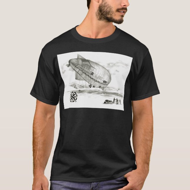 T-shirt Journal secret de Roald Amundsen. (Devant)