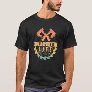 T-shirt Journalisation de la durée de vie du travailleur L