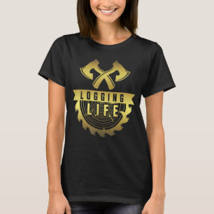 T-shirt Journalisation de la vie Journaliseur de bois du t