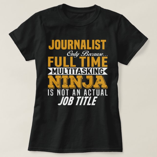 T-shirt Journaliste (Design devant)