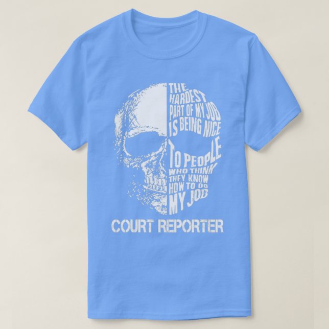 T-shirt Journaliste judiciaire (Design devant)