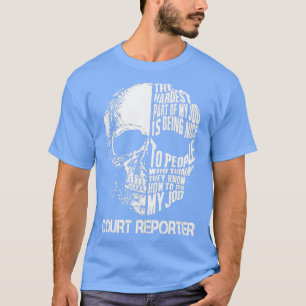 T-shirt Journaliste judiciaire