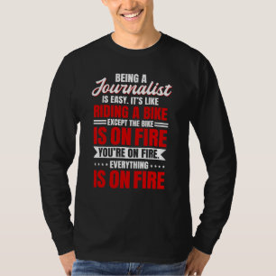 T-shirt Journaliste Rédacteur Reporter Présentateur Journa
