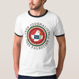 T-shirt Journalistes libres Palestine libre