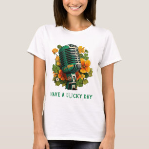 T-shirt Journée chanceuse – Musique et Art de la Saint-Pat