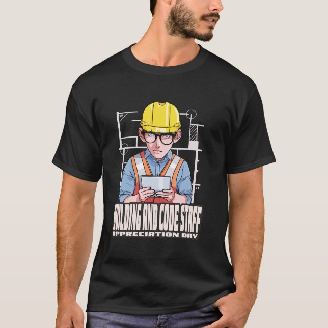 T-shirt Journée d'appréciation du personnel de constructio (Devant)