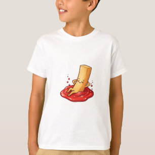 T-shirt Journée de détente au ketchup pour frites pour enf