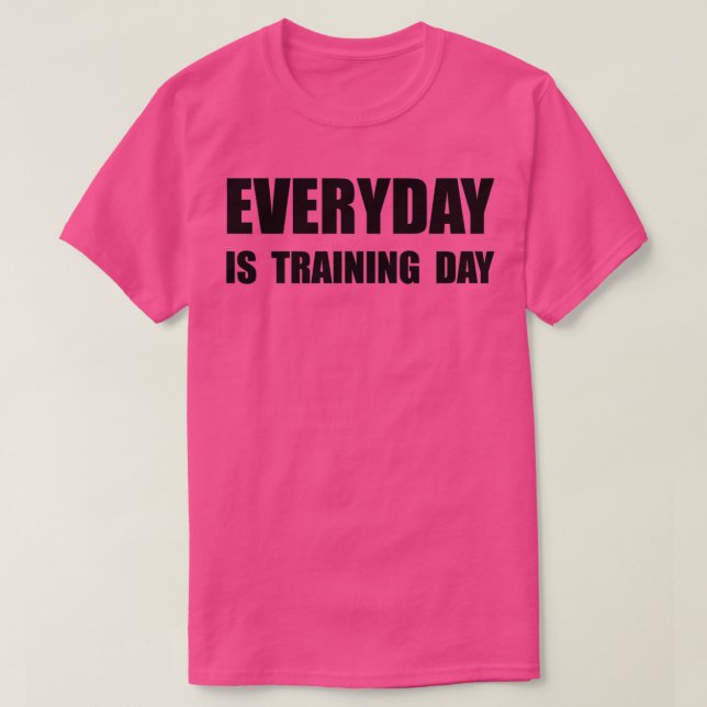 T-shirt Journée de formation quotidienne (Design devant)