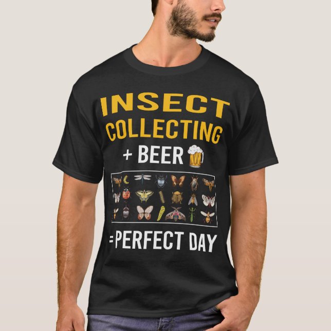 T-shirt Journée de la bière Insectes de collecte d'insecte (Devant)