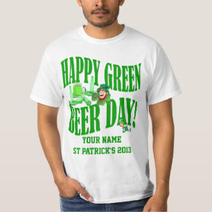 T-shirt Journée de la bière verte St Patrick's