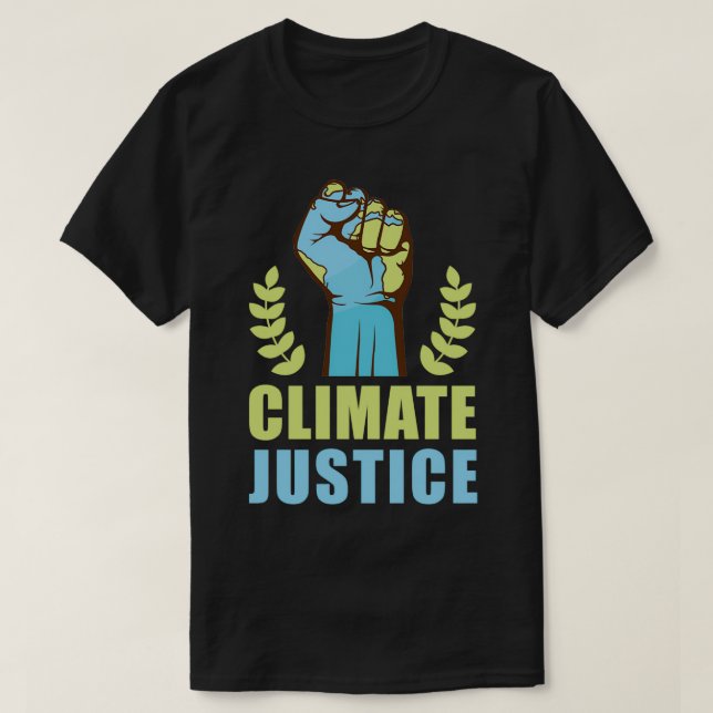 T-shirt Journée de la justice climatique Changement climat (Design devant)