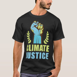 T-shirt Journée de la justice climatique Changement climat