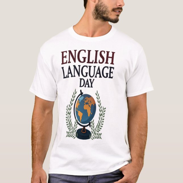 T-SHIRT JOURNÉE DE LA LANGUE ANGLAISE (Devant)