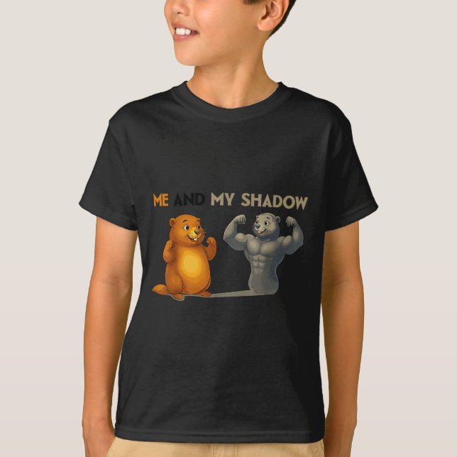 T-shirt Journée de la marmotte drôle  (Devant)
