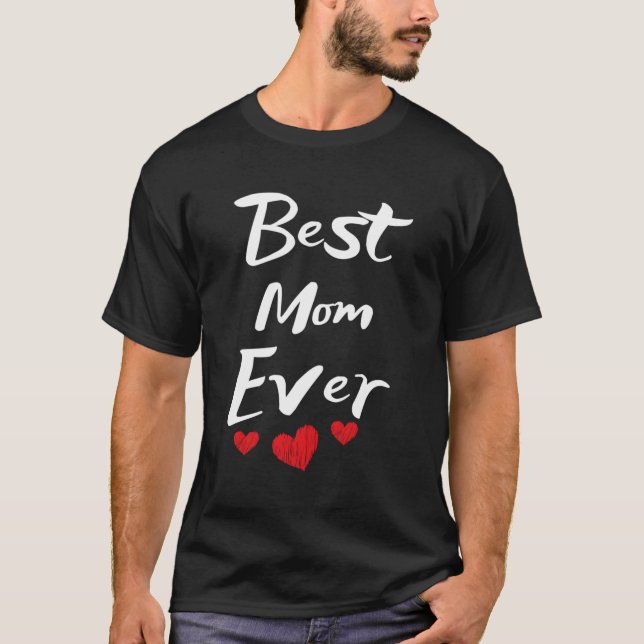 T-shirt Journée de la meilleure mère (Devant)