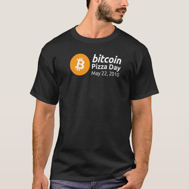 T-shirt Journée de la pizza Bitcoin 22 mai 2010 (Devant)
