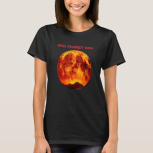 T-shirt Journée de la planète rouge Mars cool pour les ast