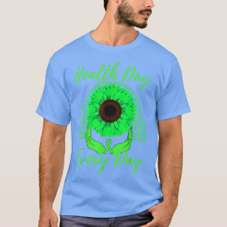 T-shirt Journée de la santé quotidienne Sensibilisation à