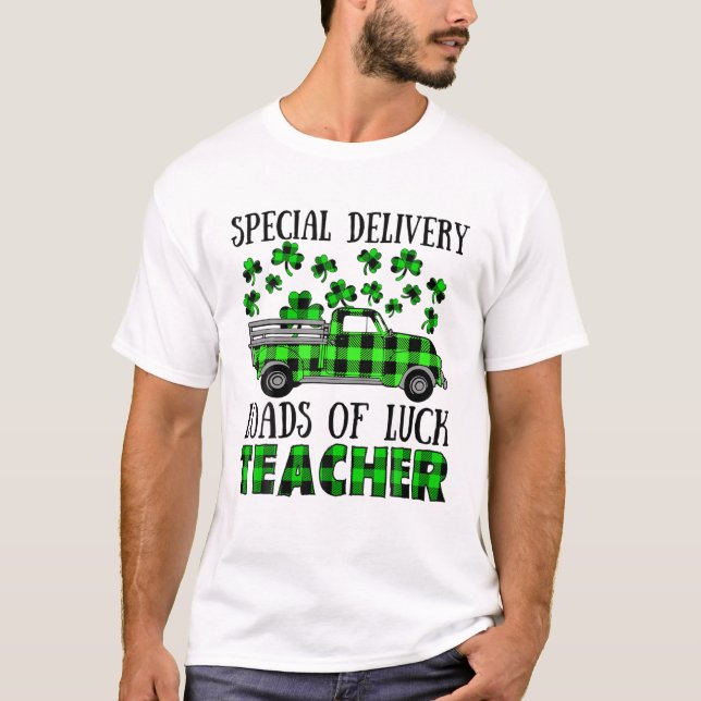 T-shirt Journée De La St Patrick Livraison Spéciale Charge (Devant)