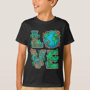 T-shirt Journée de la Terre amour de la nature éco-amical
