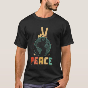T-shirt Journée de la Terre de la Paix Mondiale Célébratio