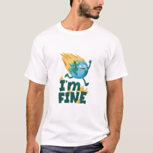 T-Shirt Journée de la Terre Je vais Bien Planète S