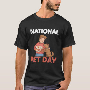 T-shirt Journée de l'amour pour les animaux de compagnie,