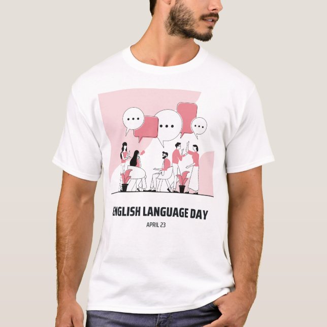 T-shirt Journée de l'anglais (Devant)