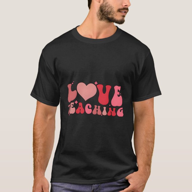T-shirt Journée de l'enseignant de l'amour (Devant)