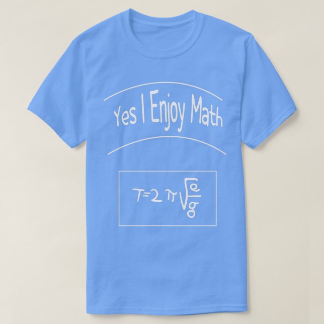 T-shirt Journée de l'enseignant math oui j'aime les maths  (Design devant)