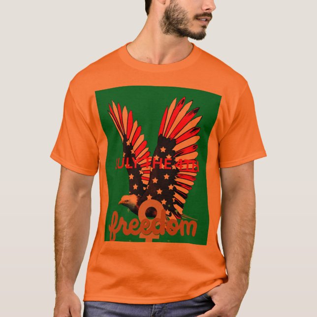 T-SHIRT JOURNÉE DE L'INDÉPENDANCE HEUREUSE (Devant)